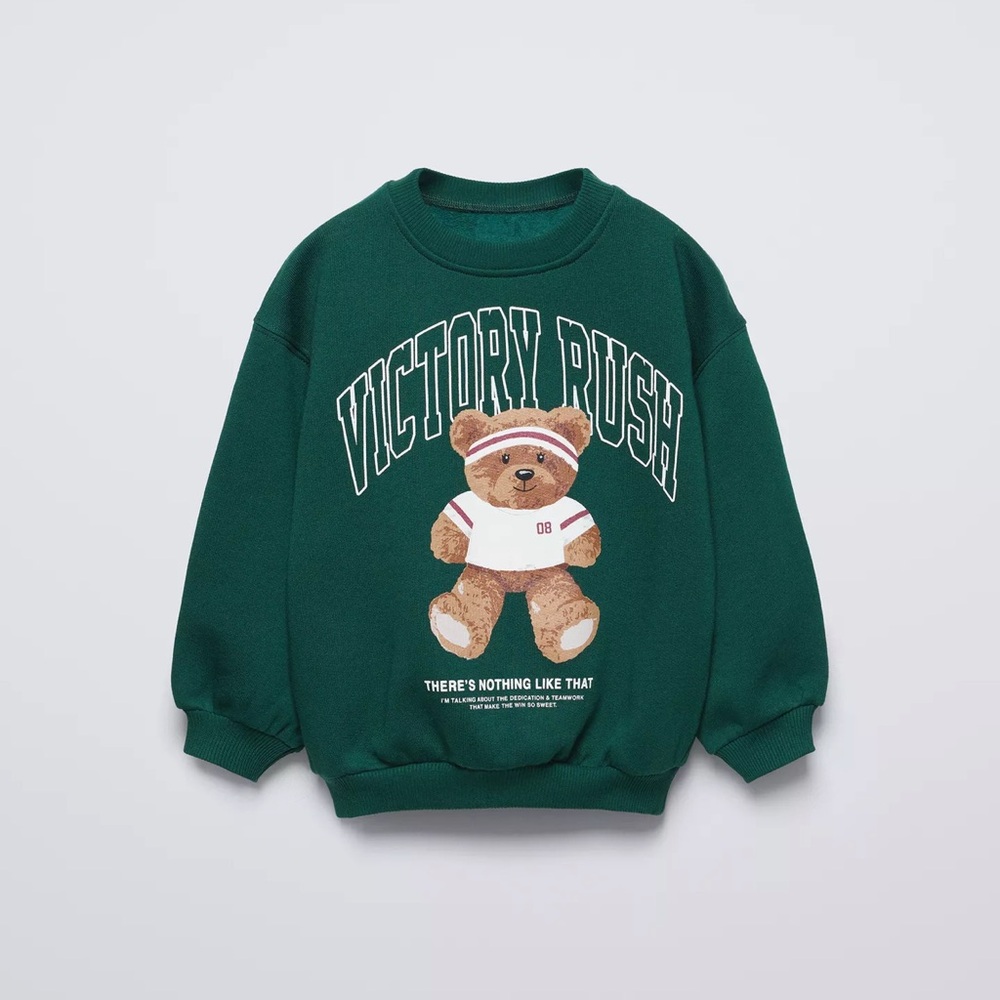 Zara Victory Rush Kids Green Sweatshirt